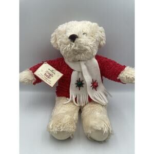 Hallmark plush 14" tall "JINGLE BEAR" plays Jingle Bells - NWT